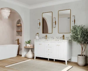 Freestanding Double Sink Vanity
