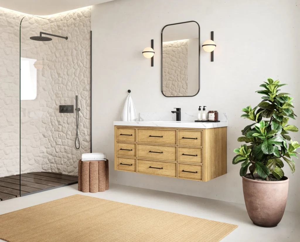 single sink bathroom vanity