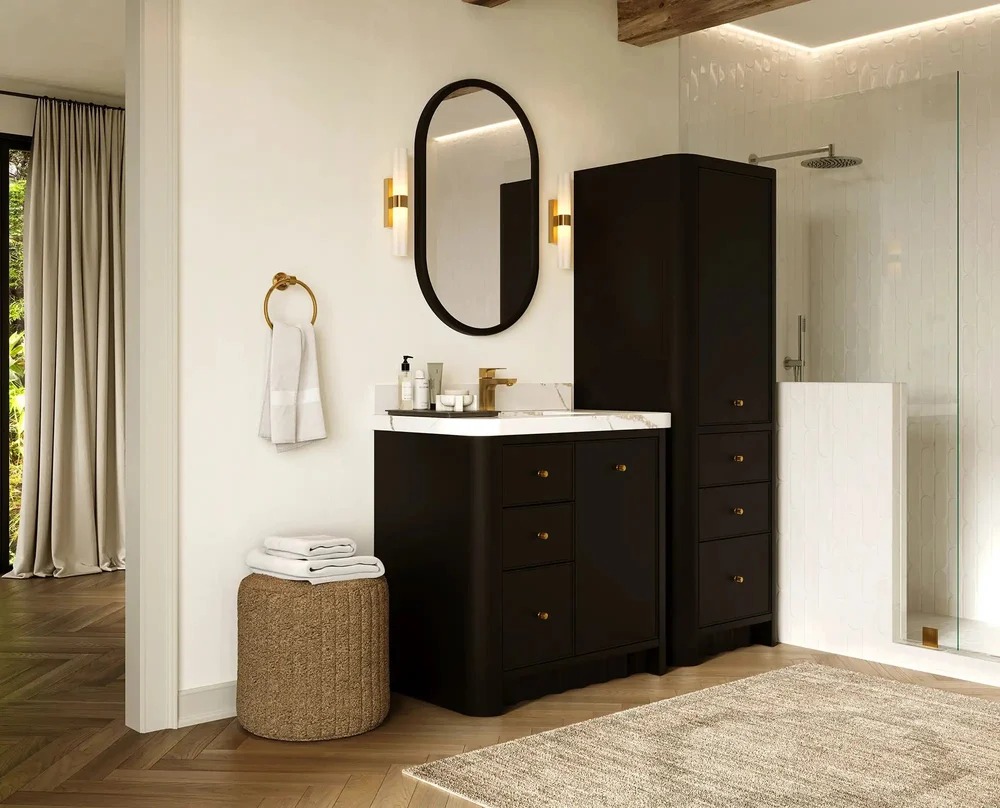 organizing bathroom cabinets